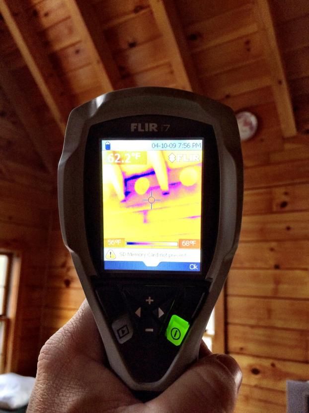 A recent energy audit job in the Wake Forest, NC area